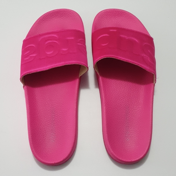 NEW SUPERGA AUS 9 Satin Slides fuschia pink - Picture 8 of 9